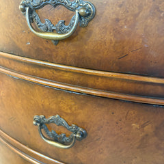 Thomasville Marble Top Oval Three Drawer Chest, Sku 033267