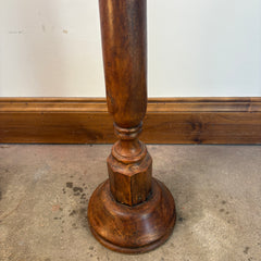 Tall Wooden Candleholder, Sku: 033150