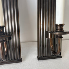 Louis Baldinger & Sons Bronze Sconces, Pair, Sku: 033149