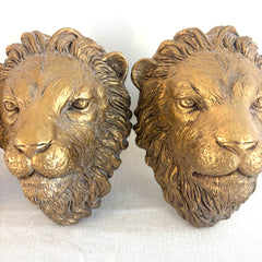 Set of 3 Golden Kirsch Lion's Head Curtain Rod Holder, Sku: 033279