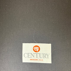 Century Leather Tufted Back Armchair with Large Nail Head Detail and Bun Feet, Sku 033035