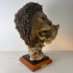 Artist: Joe Slockbower, "Refuge and Strength" 1034/1200, Cast Resin on Base Sku: 033208