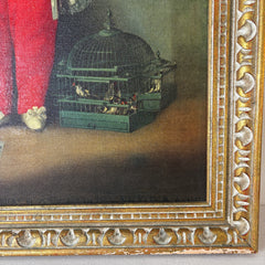 Boy in Red, Oil Painting on Canvas, Reproduction by Francisco Goya, Framed, Sku: 033138