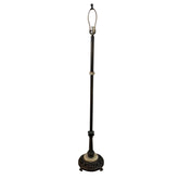 Brass Floor Lamp with Natural Onyx Detail, Sku: 033123