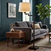 Bronze Floor Lamp with Arm Extension, Sku: 033119