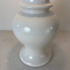 White Ceramic Table Lamp, Sku: 033152