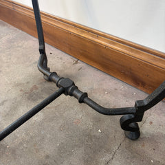 Metal & Glass Couch Table, Sku: 033126