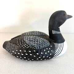 Hand Carved & Painted Loon, Sku: 033278