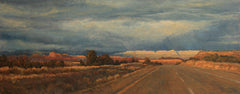 Heading Into the Storm 12x30 oil