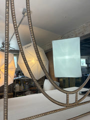 Pottery Barn Mirror Silver Beaded Detail, Sku: 032960