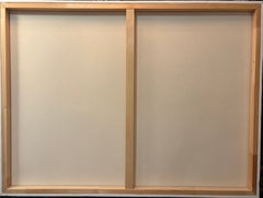 Laura Eckert Painting on Canvas, Trees and Outbuilding, Sku: 033137