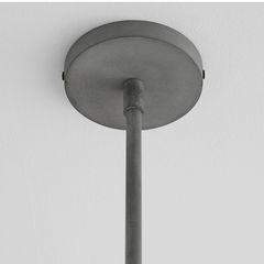 Pottery Barn, "Murano" Pendant Light, Zinc Finish, Raindrop Glass, Sku: 033168