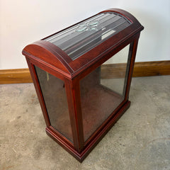 JMX International Leaded Glass Curio Cabinet, Quilt Cabinet, Sku: 033274