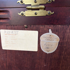 JMX International Leaded Glass Curio Cabinet, Quilt Cabinet, Sku: 033274