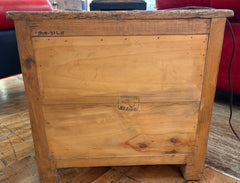 Side Table Cabinet, Pine Wood, Southwest Style, Sku: 031563