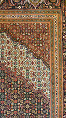 Silk Area Rug, Primarily Blue, Red, Sku: 033336