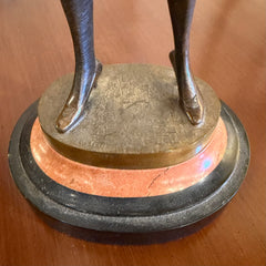 Bronze Table Sculpture, "The Riding Crop", Austrian Artist Bruno Zach 1891-1935, sku: 032193