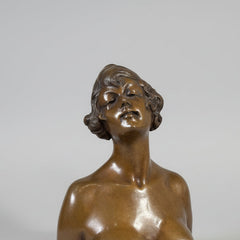 Bronze Table Sculpture, "The Riding Crop", Austrian Artist Bruno Zach 1891-1935, sku: 032193