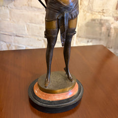 Bronze Table Sculpture, "The Riding Crop", Austrian Artist Bruno Zach 1891-1935, sku: 032193
