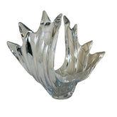 Vannes Le Chantel French Crystal Glass Vase Sculpture, Bird in Flight, sku: S32184
