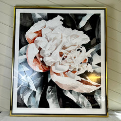 Robert C. Therien, Jr. Original Watercolor "Escort" Orchid, Framed, Under Glass, sku: S32250