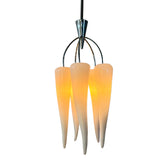 Foscarini Chandelier, Murano Glass, Five Light, Milk Glass, sku: 033479