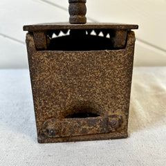Vintage Clothing Iron, Large, Rustic