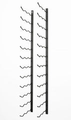 Wine Rack Brackets, Pair, Wall Mount, Steel, Dark Green Finish, sku: 033501