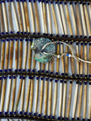 Indian Chest Ceremonial Piece with Beads and Leather