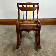 New! Child's Rocking Chair, Hand Crafted, Black Walnut, sku: 031714