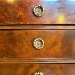 Drexel Heritage End Table with Three Drawers, Dark Marble Top, sku: 033553