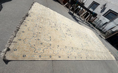 Large Area Rug, Iranian, 100% Wool, Beige, Cream, Blue, Sku: 033555