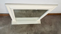 Pottery Barn Wall Mirror, Beveled Edge, White Frame, Sku: 033582