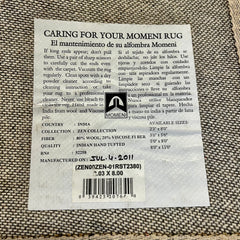 Runner Rug, Tribal Animal Shape Motif, Wool Blend, Rust and Tan, sku: S32432