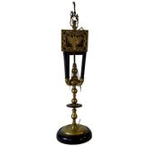 Brass Table Lamp, French Bouillotte Style, Vintage, Four Candle Light, Sku: 033580