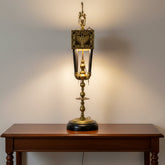 Brass Table Lamp, French Bouillotte Style, Vintage, Four Candle Light, Sku: 033580