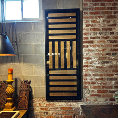 Framed Burmese Handmade Paper with Writing (Possibly Thai), Black Frame, Plexiglass