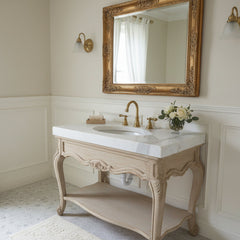 Villeroy and Bach Carrera Marble Vanity Top with Under-mount Oval Sink, Sku: 033592