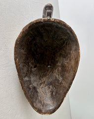 Vintage Songye Mask, Wood, Hand Carved, Primitive