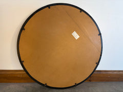 Wall Mirror, Round, Bronze, Iron Frame, Rustic, Large, Sku: 033612