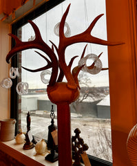 Antler Coat Stand, Wood, Floor Standing, Coat Rack