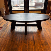 Coffee Table, Espresso Black Solid Wood, Sku: 033642