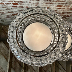 Clear Acrylic Balls Chandelier, Contemporary Design