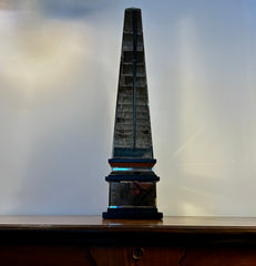 Howard Elliot Collection Obelisk, Large Mirrored Beveled Smoked Glass