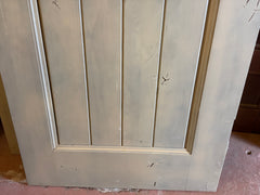 Door with Hardware, Notty Alder, Grey Wash, Sku: 033658