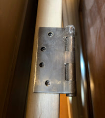 Door with Hardware, Notty Alder, Grey Wash, Sku: 033658