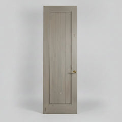 Door with Hardware, Notty Alder, Grey Wash, Sku: 033658