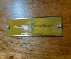 Woodland Furniture King Size Bed Headboard, Rustic, Sku: 031963