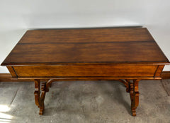 Century, Secretary Style Desk, Hinged Top Opens to Compartment Storage, 55" w x 24" d x 38" h