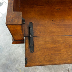 Century, Secretary Style Desk, Hinged Top Opens to Compartment Storage, 55" w x 24" d x 38" h